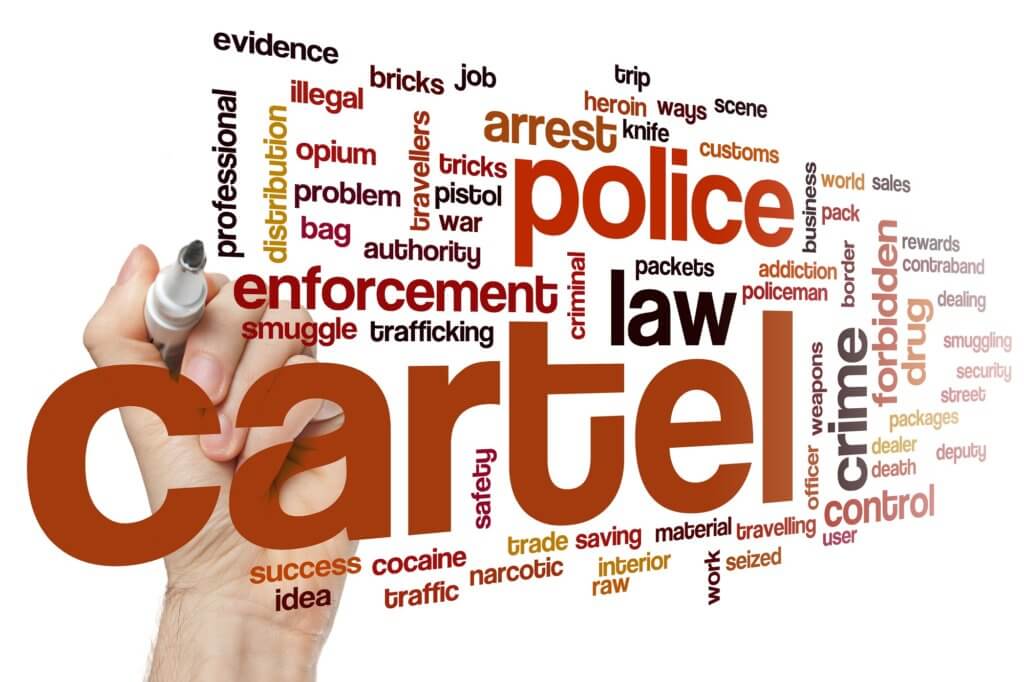 Cartel word cloud concept