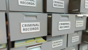 files with criminal records
